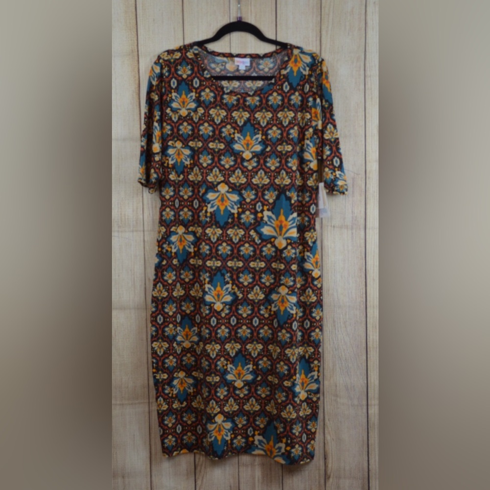 LuLaRoe Julia Multicolor Dress